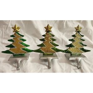3 Metal Christmas Tree Stocking Hangers‎